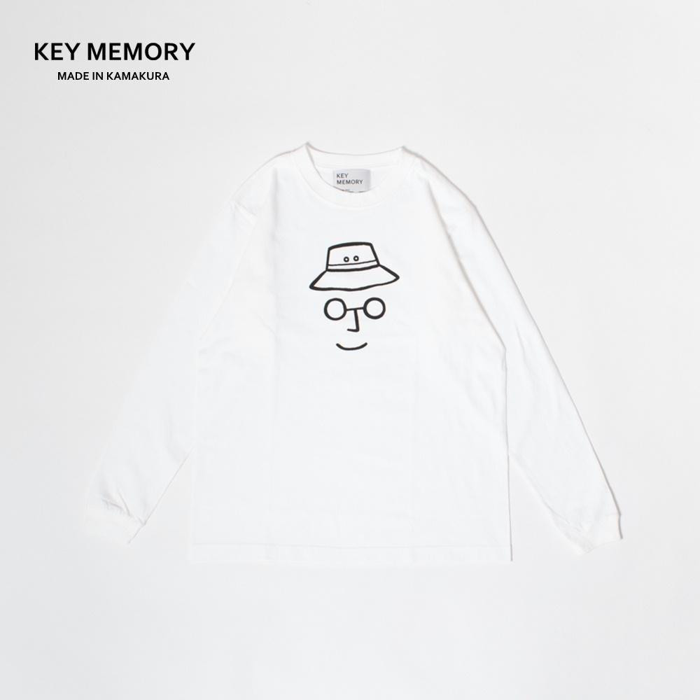 
【KEYMEMORY】バケットハットロングＴシャツ　WHITE
