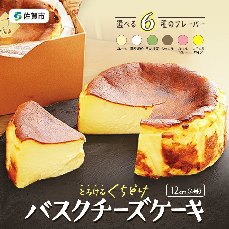 バスクチーズケーキバスクチーズケーキ 佐賀県産小麦100% 濃厚な味わい