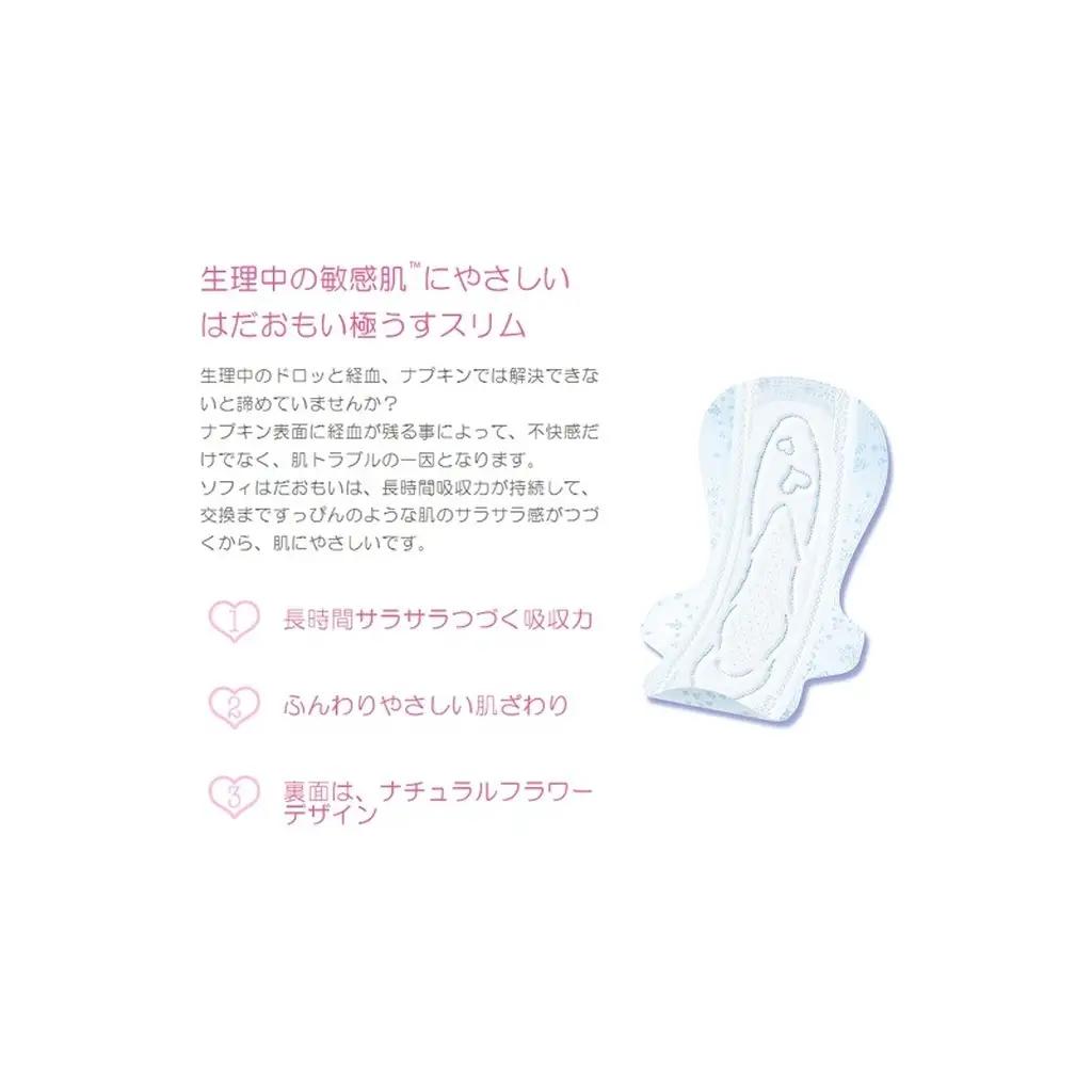 ソフィ はだおもい 極うすスリム 多い夜用２９０　15枚×８ 日用品 生理用品 ナプキン ユニチャーム