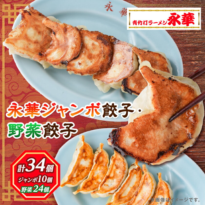 【ふるさと納税】【佐野餃子(大)10個2人前】と【佐野餃子(中)野菜餃子24個4人前】_ 餃子 ぎょうざ 佐野餃子 野菜餃子 栃木県 佐野 おつまみ おかず 人気 おすすめ 送料無料 贈答 ギフト 冷凍 【配送不可地域：離島・沖縄県】【1061582】
