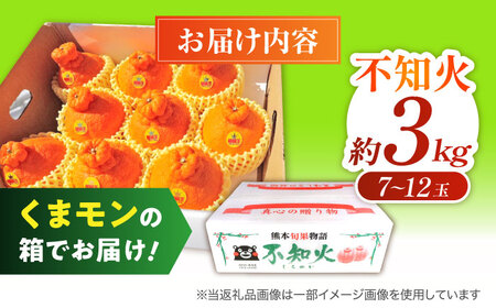 【先行予約】 【数量限定】 柑橘の王様 ハウス栽培 不知火 デコポン 約3kg（7～12玉） 【小春農園】[ZBN003]