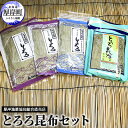 【ふるさと納税】とろろ昆布セット　【 海の幸 海藻 加工品 詰め合わせ 北海道産 おにとろろ ねこ足とろろ お吸い物 味噌汁 うどん 汁物 おにぎり 】