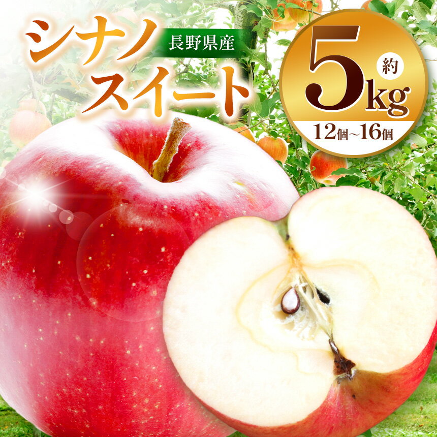 【ふるさと納税】【先行受付】【見た目も味もSWEET！】シナノスイート5kg | ふるさと納税 果物 くだもの フルーツ シナノスイート リンゴ りんご 林檎 信州産 長野県 松本市
