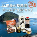 【ふるさと納税】島で自慢の特産品をセットでお届け！ 江田島の恵みたっぷり うみ セット うどん カレー みそ 人気 しょうゆ 簡単 レシピ ギフト 広島県産 江田島市/江田島市観光協会[XAI001]