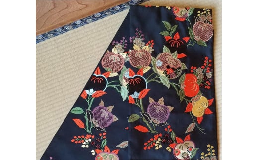 【山口成織物】西陣織 緞子袋帯  小袖橘【手機】【お仕立付き】