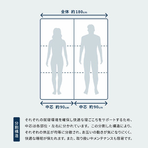 高反発寝具ブレスエアー®製敷布団「ベーシック」キングサイズ BE03 近江化成 東近江 