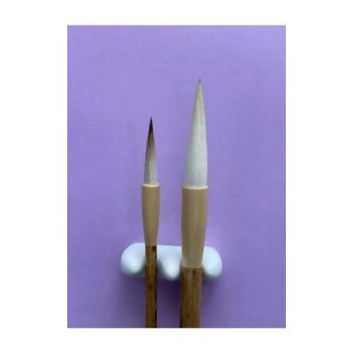 ふるさと納税 熊野町 熊野筆　書道筆　大小2本セット(桐箱入り) |  | 02