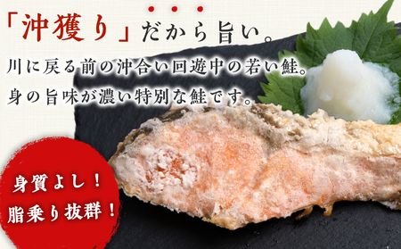沖捕り辛塩紅鮭切身 3切×2パック AQ050
