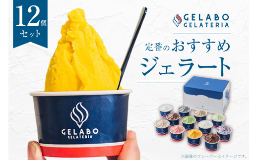 定番のおすすめジェラート12個セット