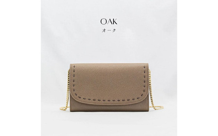 OAK(オーク) バッグにも財布にもなる、自由な本革ウォレット / 本革お財布チェーンバッグ LILIBET（リリベット）