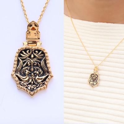 ふるさと納税 山梨県 【Do_goods】古墳時代の造形美　藤ノ木古墳モデル杏葉ネックレス  659-875-G |  | 02