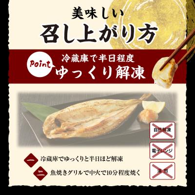 ふるさと納税 えりも町 えりも【マルデン特製】特大・北海道産塩ホッケ5枚(400g以上)【er002-103】 |  | 02
