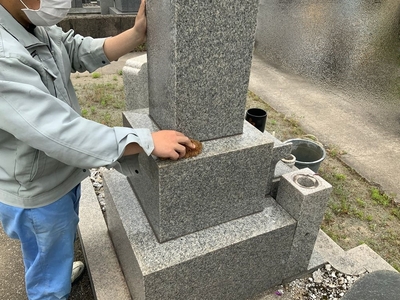 お墓参り代行サービス（年4回プラン）【墓参り 墓掃除 兵庫県 高砂市】