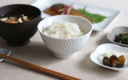 【美濃焼】 さざなみ 茶碗 白 2枚セット 瑞浪市 / 小田陶器 JS企画 皿 お皿 食器 器 飯碗[AZAZ284]