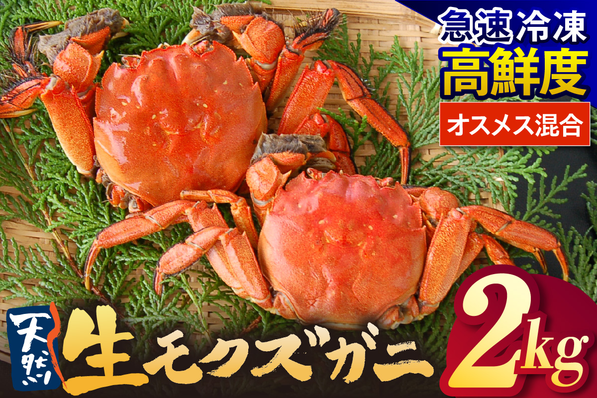 【天然 生モクズガニ 約2kg 冷凍】 国産 かに カニ 蟹 天然 生 モクズガニ もくずがに 川ガニ 川がに 人気 大人気 おすすめ 返礼品 ふるさと納税 兵庫県 香美町 香住 山米鮮魚 74-35