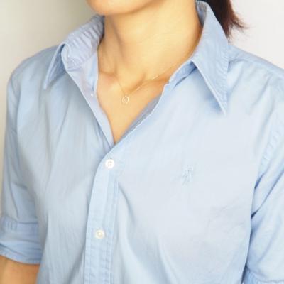 ふるさと納税 甲府市 K18　0.15ctダイヤモンド　サークルペンダントネックレス　FHH-019915 |  | 02