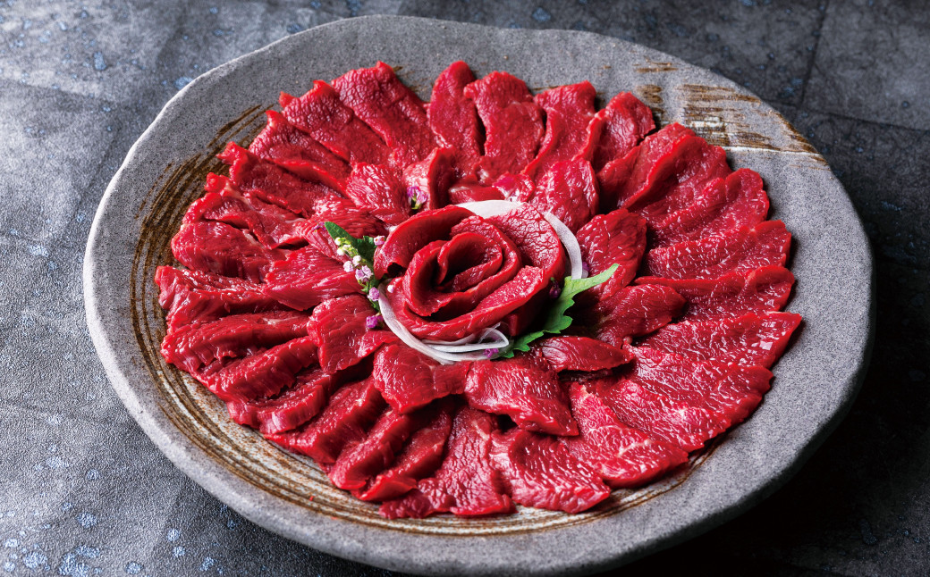 熊本肥育 上赤身 馬刺し セット 約1kg（約50g×20パック）