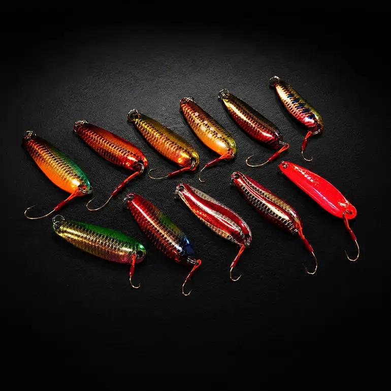 忠さんのスプーン アートフィッシング オリジナルセットC 釣り 釣り用品 常見忠 対象:Bite、MeshBite、DCBite、NorthernBite、ShellBite、RiverDolphin (4)4～7g：12個