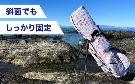 YOKOSUKA柄 キャディバッグ（９型スタンドタイプ）　ゴルフバッグ ゴルフ　おしゃれ　【アリスリー株式会社】[AKBE006]
