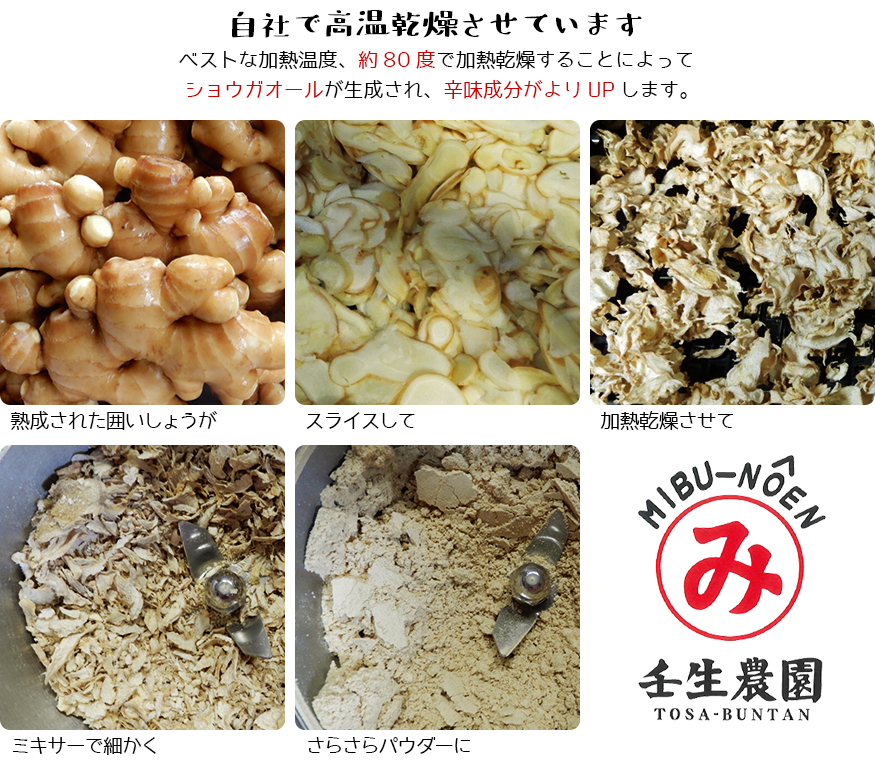 生姜パウダー 農家が作る生姜100%パウダー 25g×4袋 無添加 保存料不使用 しょうが粉末 しょうがパウダー_イメージ2