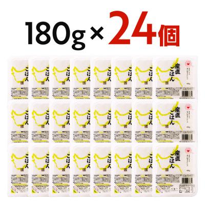 ふるさと納税 男鹿市 「産直ごはん」 秋田県産米パックごはん180g×24個米保存食ご飯|23_aks-012401 |  | 02