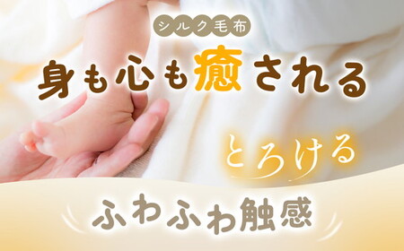 ふわっふわっシルク毛布 シングル [2169]