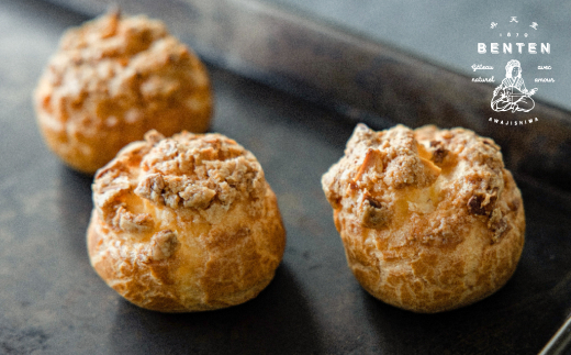 弁天堂 クッキーシュークリーム 約50ｇ×8個　シュー