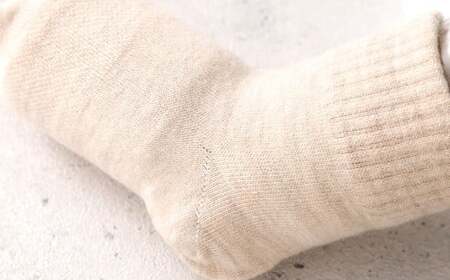 【ベージュ】 【22-25cm】 履き口ゆったり設計！締め付けが苦手な方におススメ！ふわぽかソックス 3足組 靴下 くつした くつ下 ソックス 福岡県 北九州市