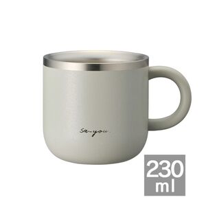 ON°ZONE（オンドゾーン）白湯専科マグカップ　クイックプチ　230ml　グレー