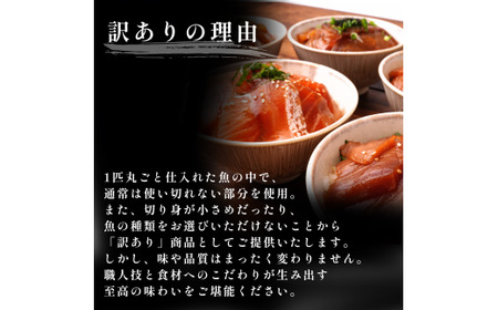 海鮮漬け丼 3種 海鮮丼 6P 訳あり 山口県 宇部市