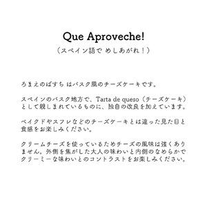 ろまえのばすち - Authentic Gluten Free - 430g | バスク チーズケーキ