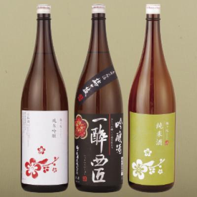 ふるさと納税 佐世保市 【毎月定期便】純米吟醸・吟醸・純米1.8L3本　【梅ヶ枝酒造】全3回