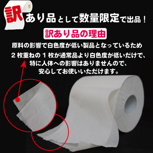 【 数量限定 】 訳あり トイレットペーパー ダブル 無香料 64 ロール 8ロール 8パック 鶴見製紙 静岡 沼津 再生紙 といれっとぺーぱー トイレ 備蓄 長持ち グリーンウインズ やわらか コス