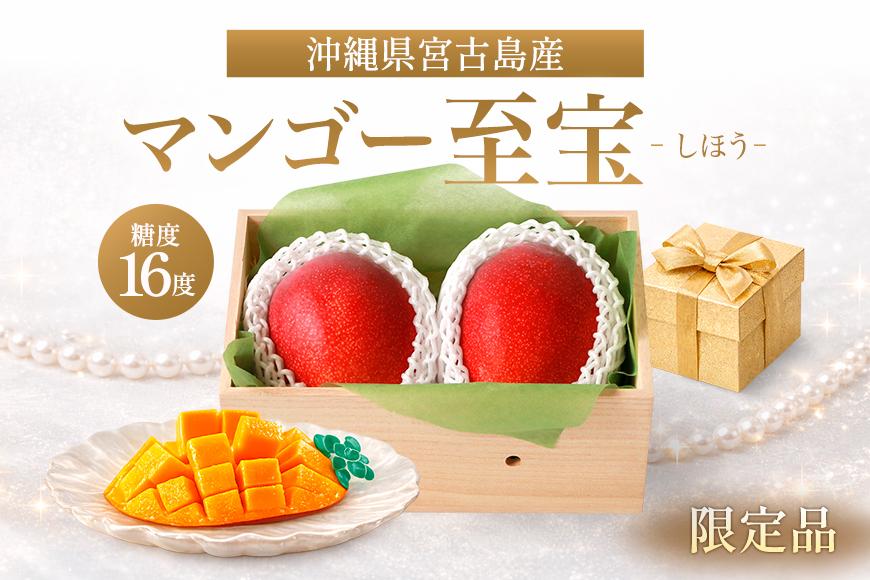 沖縄宮古島産 プレミアムマンゴー「マンゴー至宝（しほう）」（琉球マルシェ）