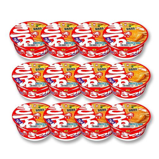 【関西限定商品】だしのきいた 赤いきつねうどん ×1ケース 12個入り うどん