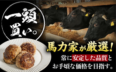 【3回定期便】馬力家特製 ハンバーグ 10個 / 肉 牛肉 ハンバーグ / 御嵩町 / 馬力家[AVBO069]