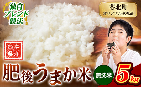 肥後うまか米 5kg 無洗米  《7-14日以内に出荷予定(土日祝を除く)》