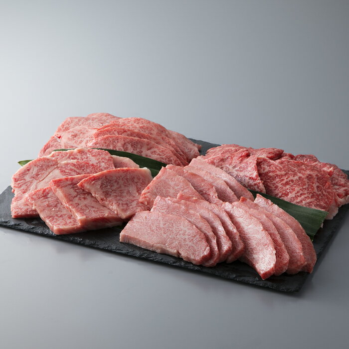 【ふるさと納税】【A-028】大吉商店 近江牛焼肉用食べ比べセットB カルビ・もも・肩みすじ・ロース 計1kg［高島屋選定品］