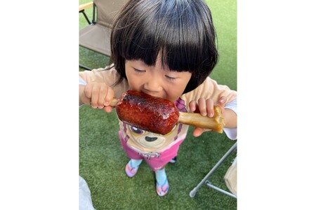 京丹後産ジビエ　鹿骨付きソーセージ350g