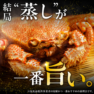 北海道産活蒸し毛蟹約600g×2尾【er001-087】