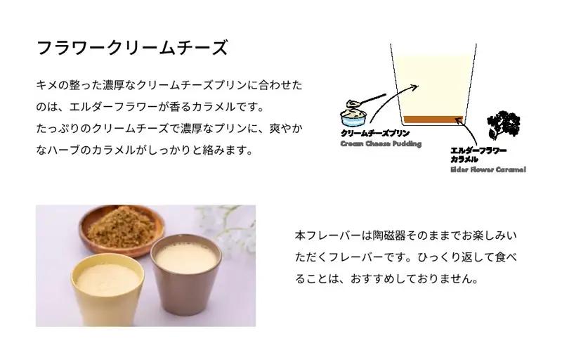 クリームチーズカラフルBOX6（陶磁器） [ プリン 6個入り スイーツ お菓子 デザート エルダーフラワー ハーブ カラメル ] 