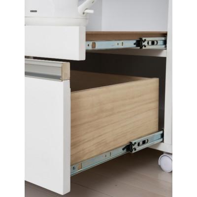 ふるさと納税 海南市 キャスター付きキッチンワゴン ホワイト 大型レンジ対応のレンジ台 完成品 AKU1013368 |  | 02