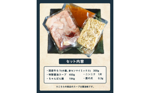 特撰博多もつ鍋 【まろやかあごだし醤油仕立て】 2〜3人前 300g 《30日以内に出荷予定(土日祝除く)》