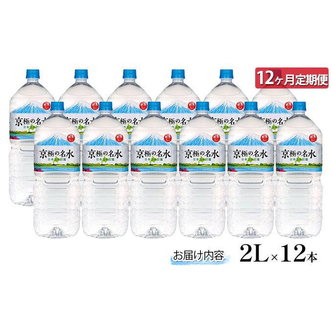 京極の名水 2L×12本 ペットボトル【12回定期便】［北海道京極町］羊蹄のふきだし湧水_イメージ3