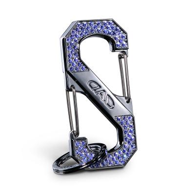 ふるさと納税 羽曳野市 【クローム・サファイア】D.A.D クリスタル S字カラビナ フック【SB185】ギャルソン