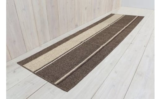 
                  幅広キッチンマット60×252cm【ショコラ】ブラウン
                
