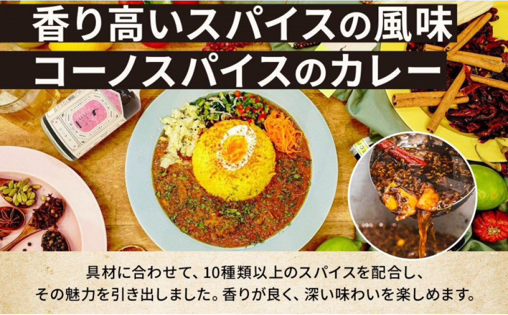 《無地熨斗》 コーノスパイス チキンカレー 200g×3パック スパイスカレー 鶏肉 鶏ガラスープ 小麦粉不使用 グルテンフリー スパイシー カリー CONO SPICE コーノコーラ 愛知県 名古屋