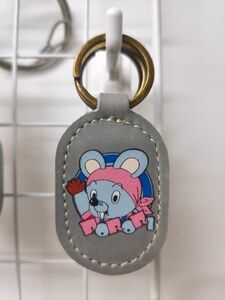 ぽろり レザー キーリング スタジオじゃぴぽ  ×JINTO 野球 グローブ 革