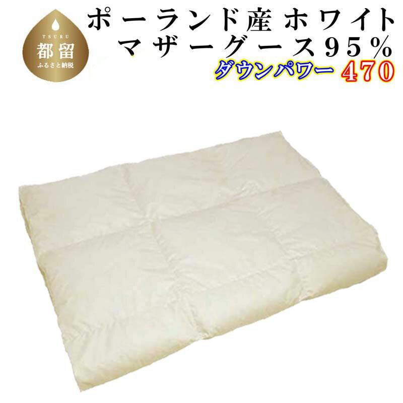 【ふるさと納税】＜レビューキャンペーン開催中！＞羽毛肌掛けふとん ＜サイズ選べる仕様＞／ポーランド産マザーグース95％ ／ダウンパワー470 ||羽毛肌ふとん 羽毛肌掛け布団 羽毛肌掛布団 寝具 肌 羽毛布団