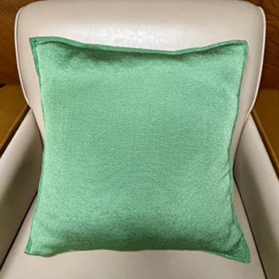 ふるさと納税 与謝野町 洗える丹後ちりめん「ちりめん美人」シルククッションカバー(グリーン)　ギフトにも　京都与謝野町より |  | 02